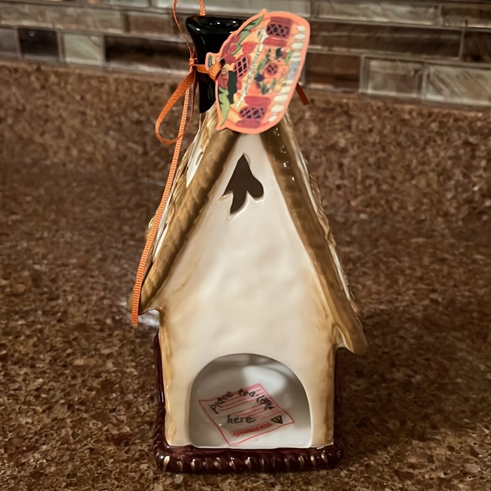 Blue Sky Fall/Autumn tea light cottage - Picture 4 of 6